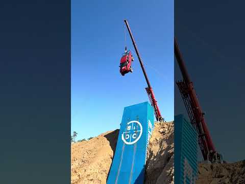 Dropping a RAM truck 72ft.
