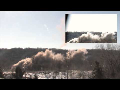 Island Station Power Plant Demolition 2 Views