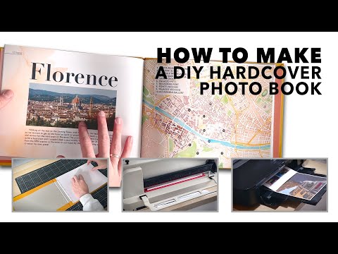 How to make a DIY Hardcover Photo Book - Step by Step Tutorial