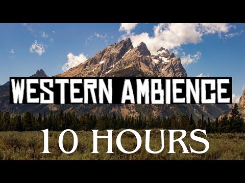 Western Ambience - 10 HOUR BLACK SCREEN Sleep version