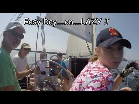 Easy Day Racing on J28 "Lazy J" with Oneida Lake Sailing Club