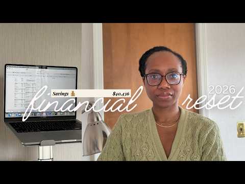 2026 financial reset | investing & savings goals, + budgeting ALL our annual expenses for the year!