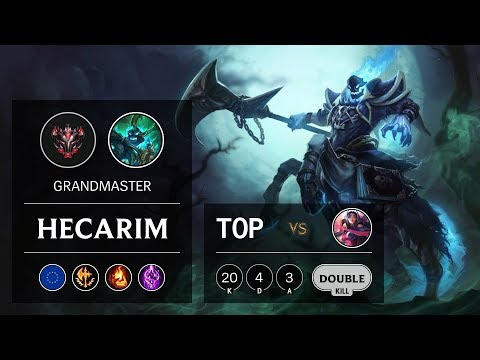 Hecarim Top vs Irelia - EUW Grandmaster Patch 9.8