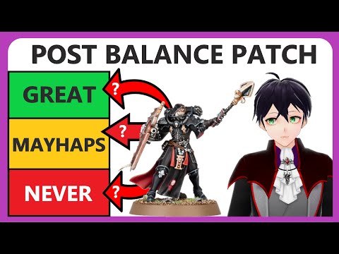 The Best Adepta Sororitas Units in 40K. Tier List