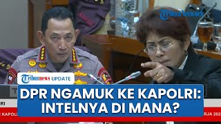 Tunjuk-tunjuk! DPR PDIP Ngamuk ke Kapolri: Intelnya di Mana? Kami Kenyang dengan Kasus Kekerasan