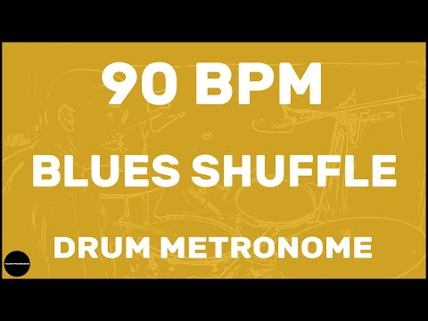 Blues Shuffle | Drum Metronome Loop | 90 BPM