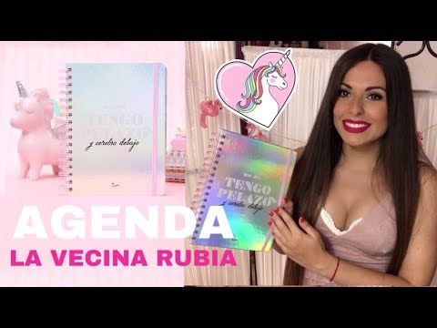 AGENDA LA VECINA RUBIA 2018-19 (Unboxing, Review…) Agenda HOLOGRÁFICA | Bstyle