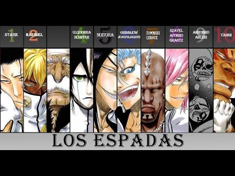 Bleach all ESPADAS resurrection