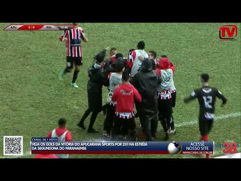 APUCARANA SPORTS 2 x 1 ROLÂNDIA (VEJA OS GOLS)