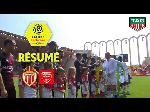 AS Monaco - Nîmes Olympique ( 2-2 ) - Résumé - (ASM - NIMES) / 2019-20