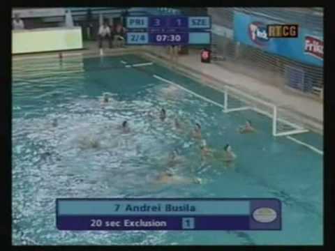 Darko Brguljan hat trick vs Szeged water polo