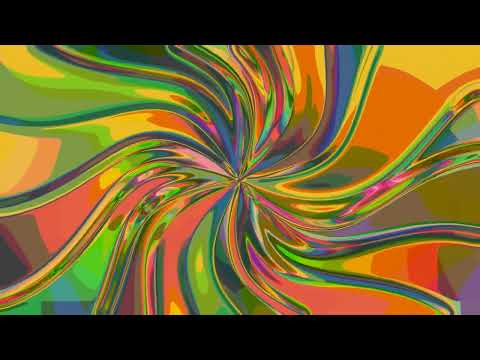 Psychedelic Colorful Ambient Liquid Fluid Waves Flowing 4k Vj Loop / 60:00 Minutes / Free