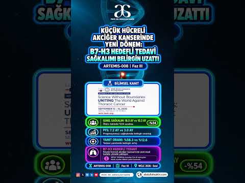 WCLC 2026’dan küçük hücreli akciğer kanserinde pratiği değiştirebilecek önemli bir gelişme!