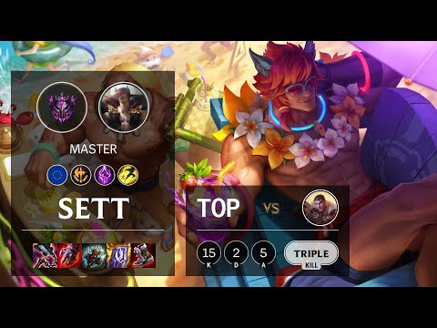 Sett Top vs Jayce - EUW Master Patch 11.14