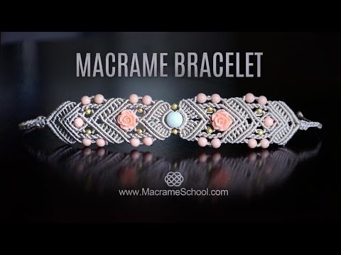 Spiral Macrame Patterns DIY Macrame Spiral Bracelets