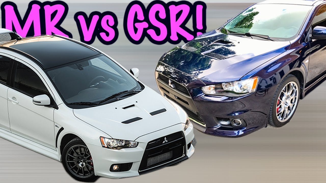 What is the difference between Lancer Evolution GSR and MR? More REF