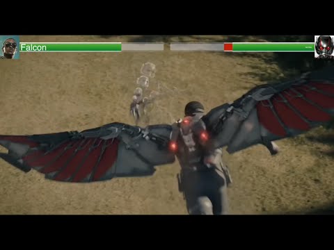 ANT-MAN vs Falcon...with healthbars