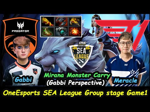 TNC Predator vs T1 | Gabbi [Mirana] Monster Carry Perspective OneEsports SEA League Groupstage Game1