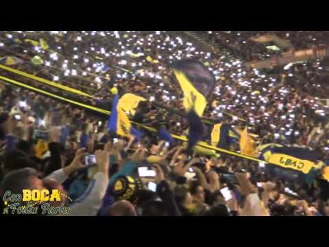 "Dale dale Bo queremos la Copa / BOCA CAMPEÓN 2015" Barra: La 12 • Club: Boca Juniors