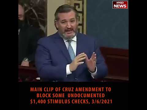 Ted Cruz's failed amendment to block some $1,400 stimulus checks