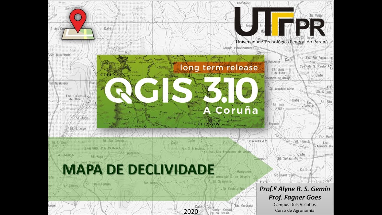Como fazer um mapa de DECLIVIDADE no QGIS?!