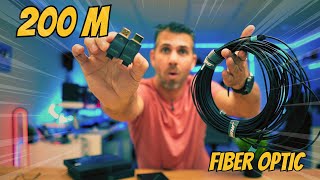 HDMI Cable up to 200 Meters 🚀🤯 Fiber Optic | RuiPro
