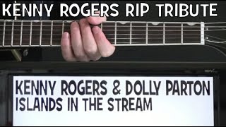 Dolly Parton Kenny Rogers Islands In The Stream Guitar Chords Lesson &amp; Tab Tutorial also Barry Gibb