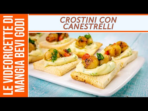 CROSTINI CON CANESTRELLI - CICCHETTI VENEZIANI VELOCI