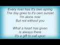 Luka Bloom - I Believe In You Lyrics