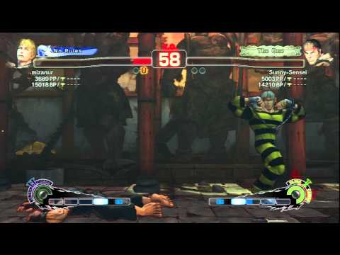 mizanur (Cody) Vs Sunny-Sensei (Ryu) SSF4 Ranked Matches - PSN