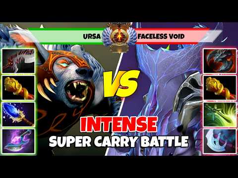 URSA (Carry) vs FACELESS VOID (Carry) - Epic Battle Of Immortal Rank Dota 2 Players - Z Dota 2