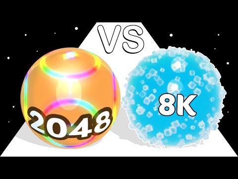 2048 Marmalade VS Rolling Ball 2048: Level Up Balls, ASMR Gameplay (Max level)