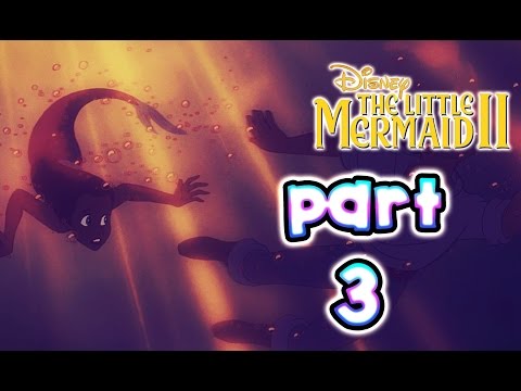 Disney's The Little Mermaid 2 Walkthrough Part 3 (PS1) Level 3: The Burning Ship - 100%