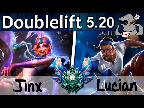 Doublelift - Jinx/Alistar vs Lucian/Shen - ADC - Diamond S5 | 417