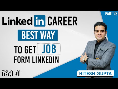 How to Get Job from LinkedIn in Hindi | LinkedIn Career Tutorial | LinkedIn Job Apply Kaise Kare