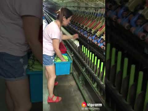 Manual doffing in spinning of Ring machine