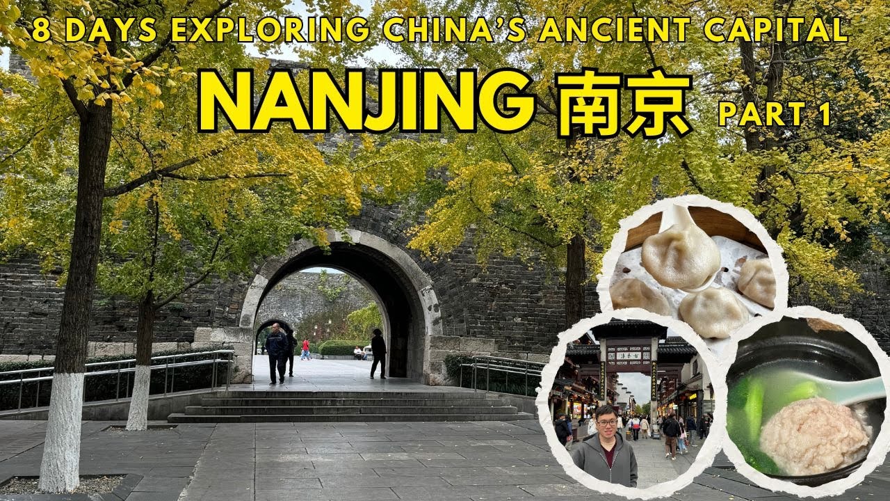 Exploring China’s Ancient Capital, Nanjing 🇨🇳 Local food, City wall, Yangtze River