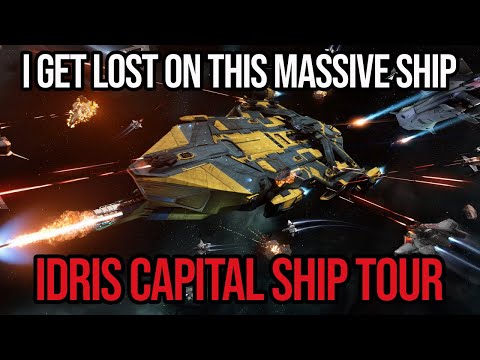 Star Citizen - We FINALLY Tour The MASSIVE Idris Frigate Capital Ship