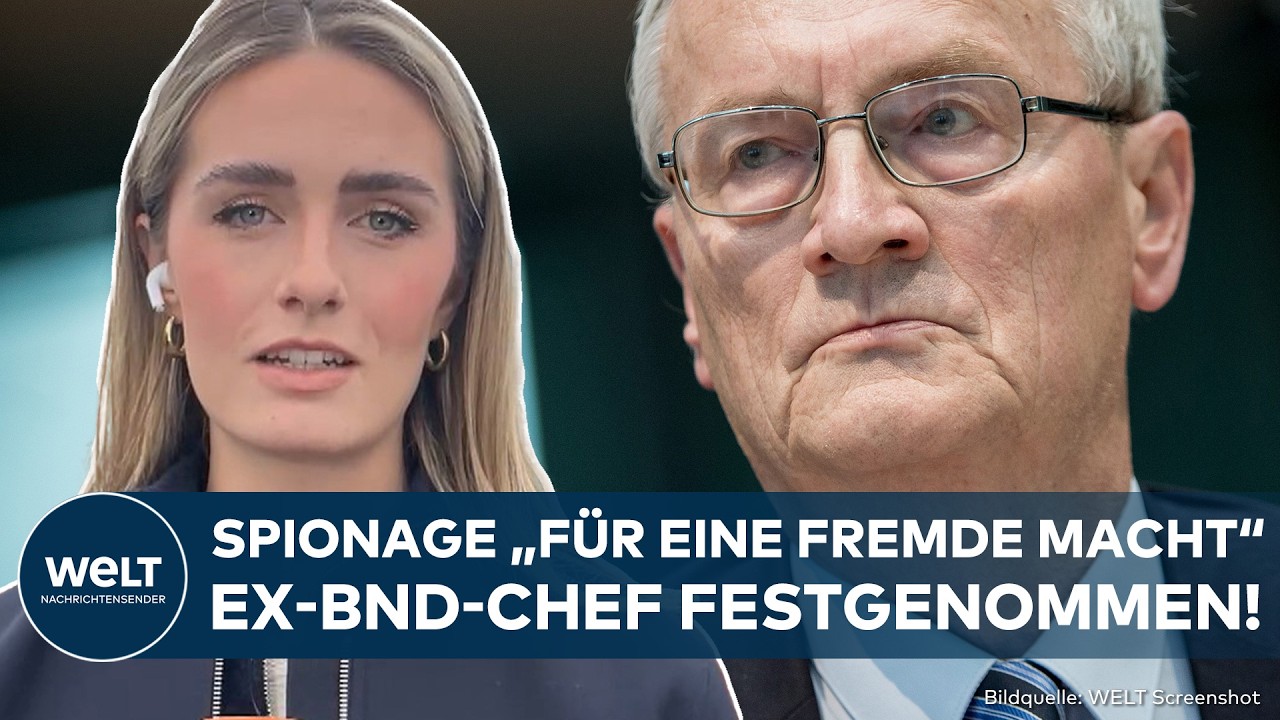 DEUTSCHLAND: Beben beim BND! Landesverrat und Spionage! Ex-Geheimdienstchef Hanning festgenommen