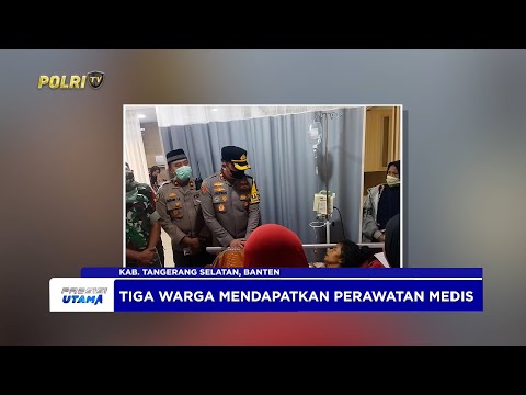 POLRES TANGSEL KUNJUNGI KORBAN LEDAKAN DI RS HERMINA CIPUTAT