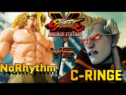 SFV/SF5 AE MATCHES ☆ NoRhythm (Alex) VS  C-RINGE (Nash)  Street fighter 5 Arcade Edition