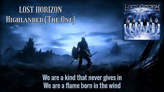 Lost Horizon - Highlander (The One) (lyrics on screen)