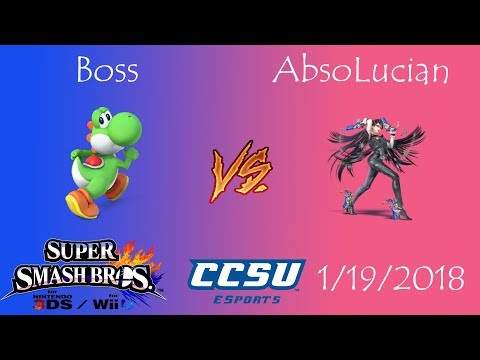CAN LAN CCSU Smash 4 Tournament - Boss (Yoshi) vs AbsoLucian (Bayonetta)