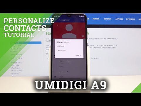 How to Add Photo to Contact in UMIDIGI A9 – Customize Contact List