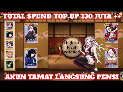 BONGKAR AKUN TOTAL SPEND TOP UP 130+ JUTA 🔥 SULTAN PENSI JUAL RUGI ⭐ DEMON SLAYER MOBILE