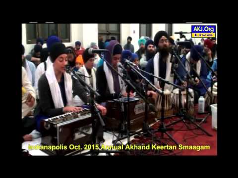 003 Indianapolis Oct. 2015 Raensabaayee Keertan - B. Harkiran Kaur Jee Brampton