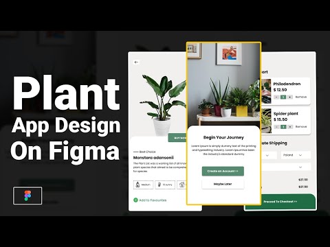 Plantcare App UI Design Tutorial | Figma