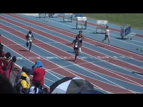 Girls 400 Meter Dash 15-16 years old Section  3 Finals 2019 AAU Gold Coast District Qualifier