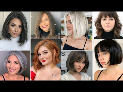 COUPES DE CHEVEUX AU CARRÉ 2023 TENDANCE