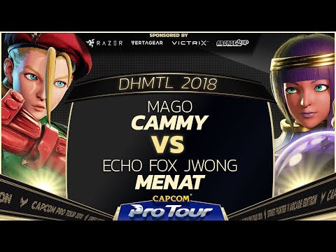 Mago (Cammy) vs Echo Fox Justin Wong (Menat) - DH Montreal 2018 Top 8 - CPT 2018